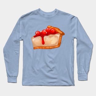 Cherry Cheesecake Slice Long Sleeve T-Shirt